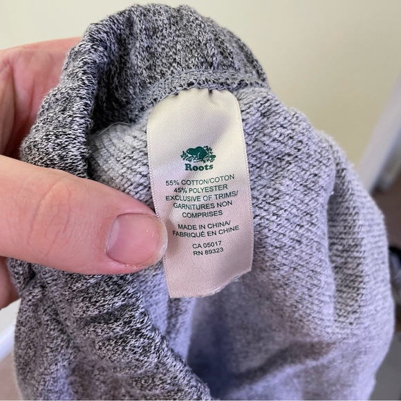 Roots Mont Tremblant Classic Jogger Sweatpants in Gray SIZE SMALL - Picture 5 of 11